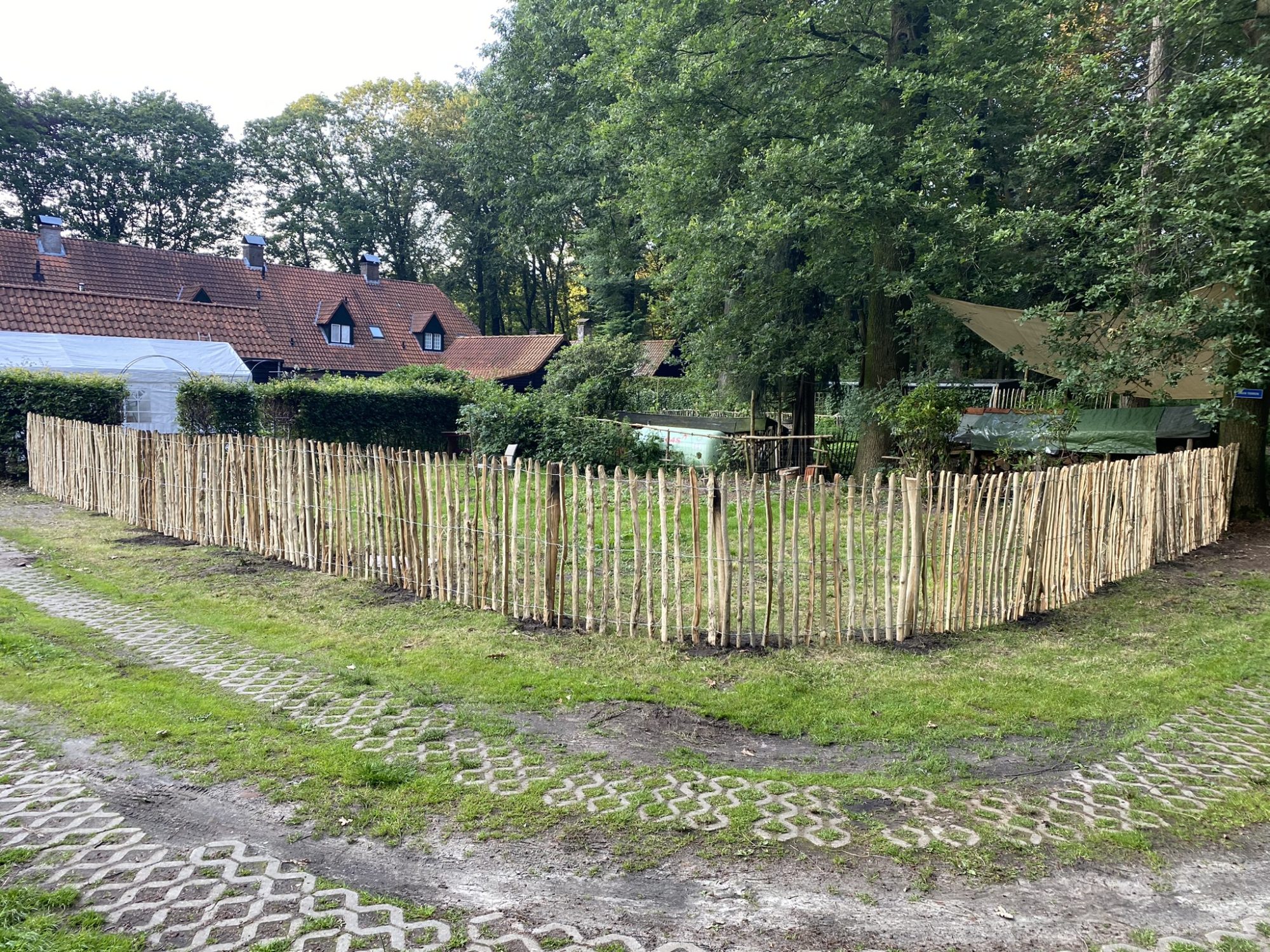 Kastanje hekwerk 120 cm