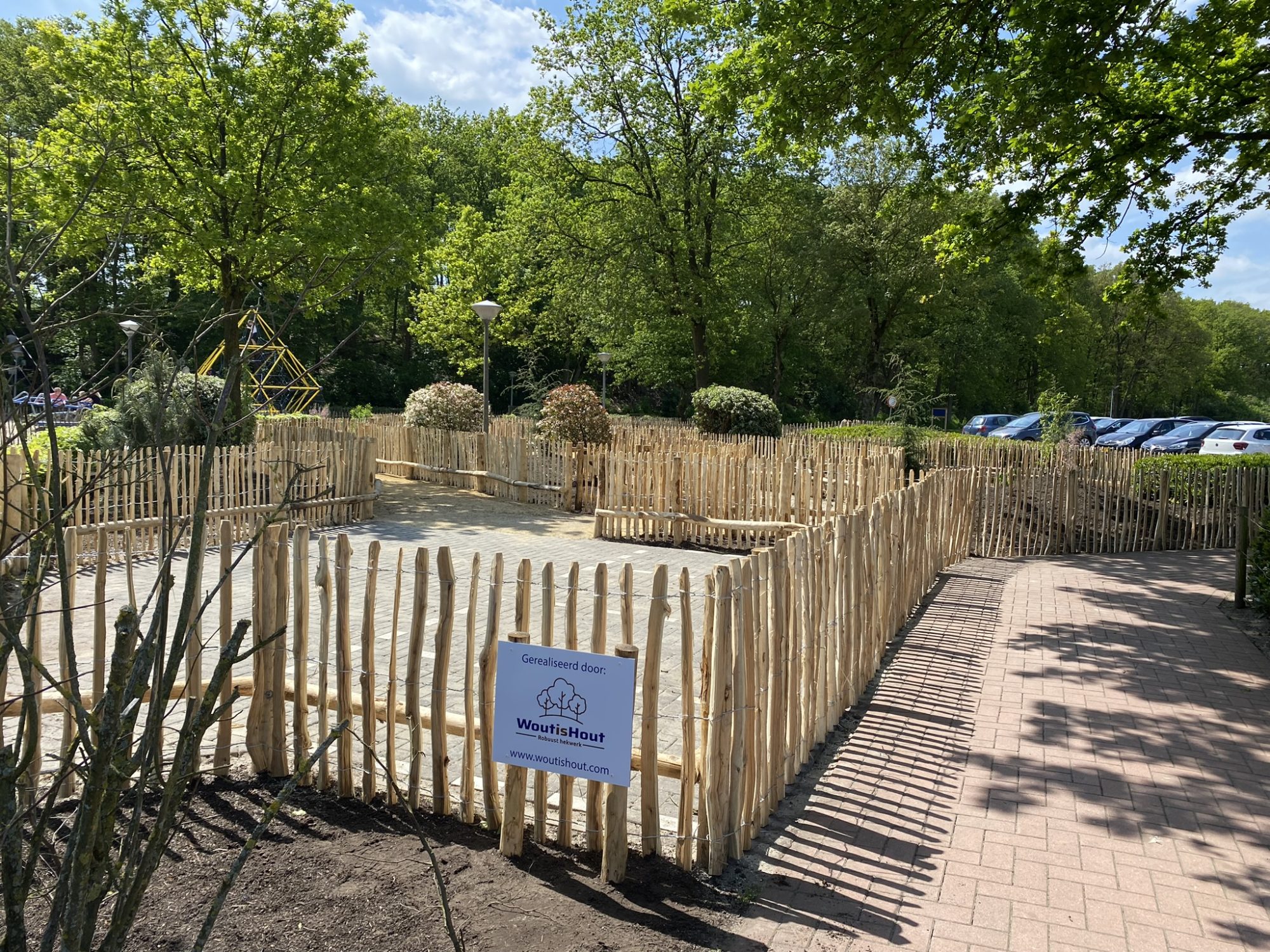 Kastanje hekwerk 100 cm