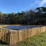 Kastanje hekwerk 120 cm