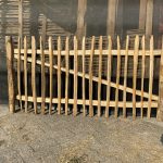 Kastanje tuinpoort 80 cm