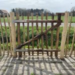 Kastanje tuinpoort 100 cm