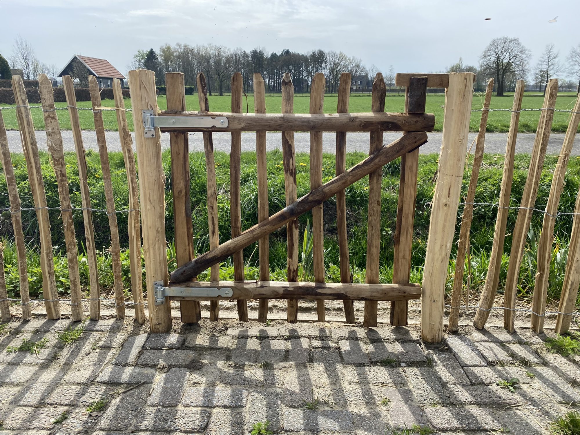 Kastanje tuinpoort 100 cm