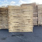 Kastanje vlechtscherm