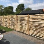 Kastanje vlechtscherm