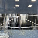 Kastanje tuinpoort 120 cm