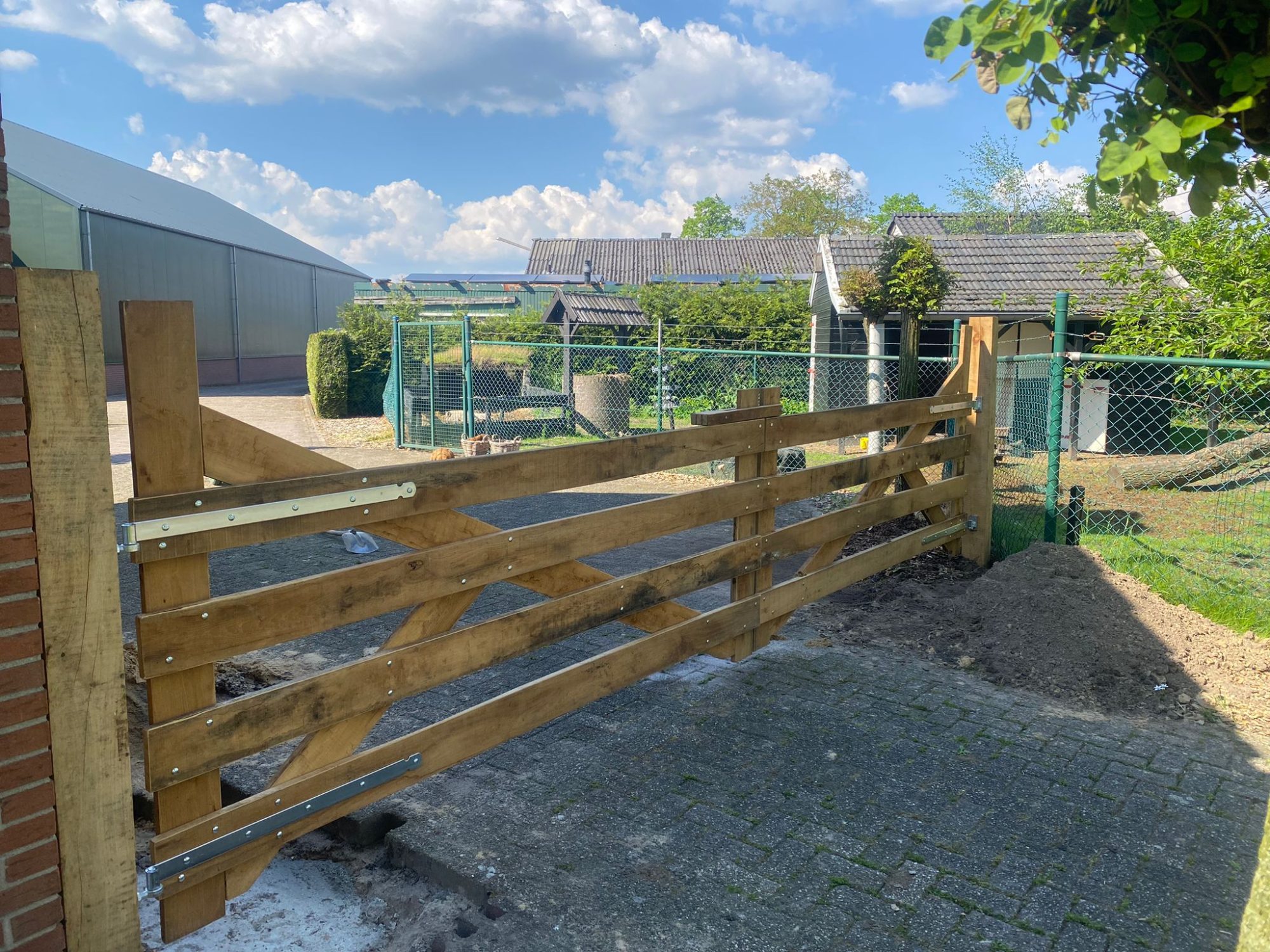 Robinia landhek dubbel