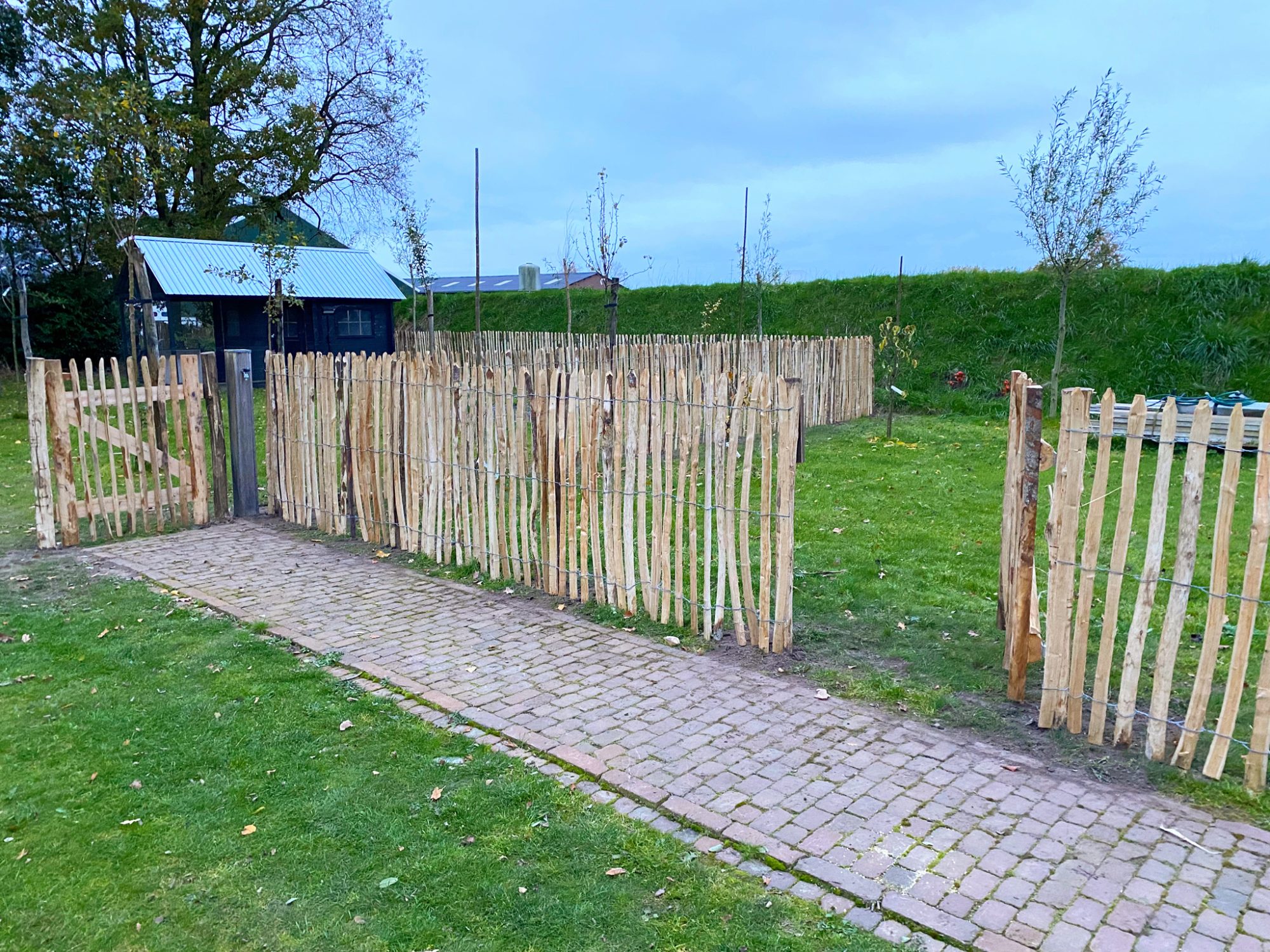 Kastanje hekwerk 120 cm