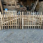 Kastanje tuinpoort dubbel