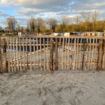 Kastanje tuinpoort dubbel