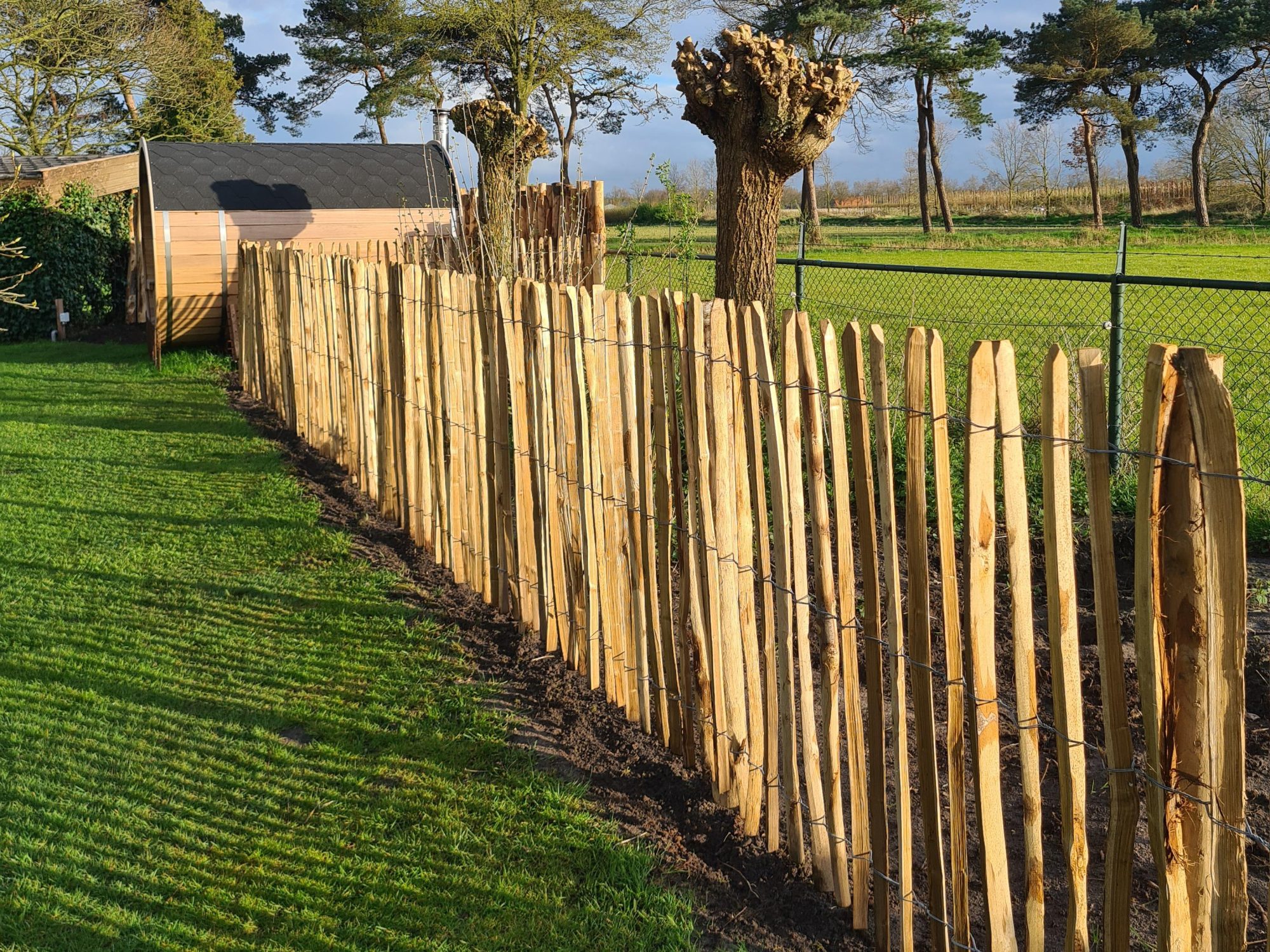 Kastanje hekwerk 120 cm