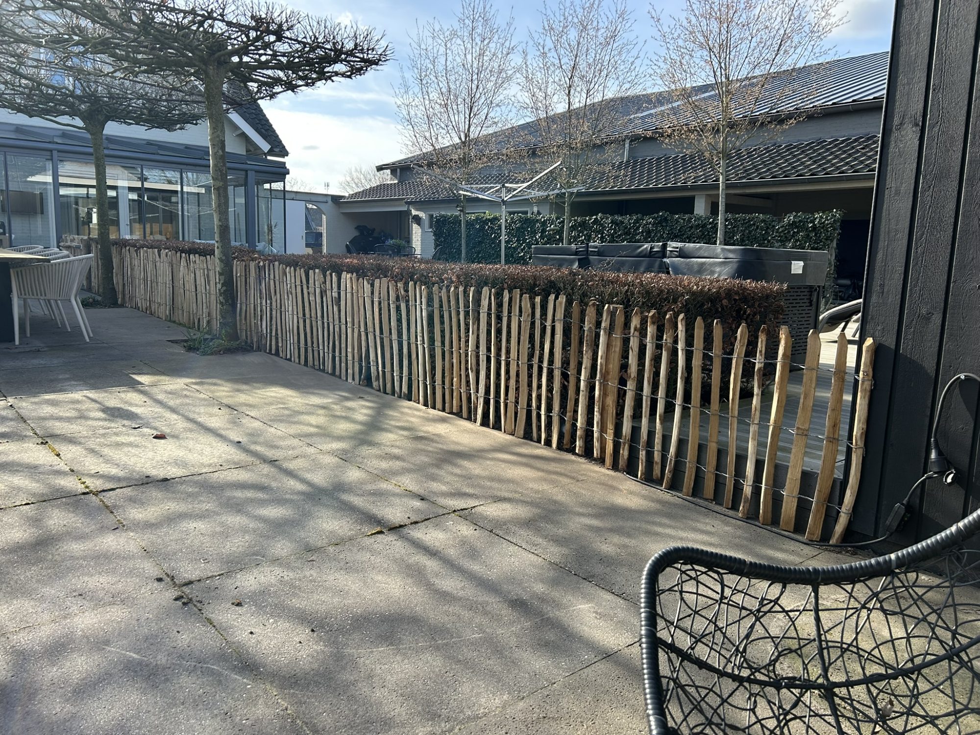 Kastanje hekwerk 75 cm