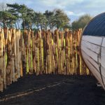 Kastanje paal 12-14 cm