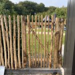 Kastanje tuinpoort 150 cm