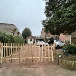 Kastanje tuinpoort 100 cm