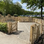 Kastanje tuinpoort-dubbel