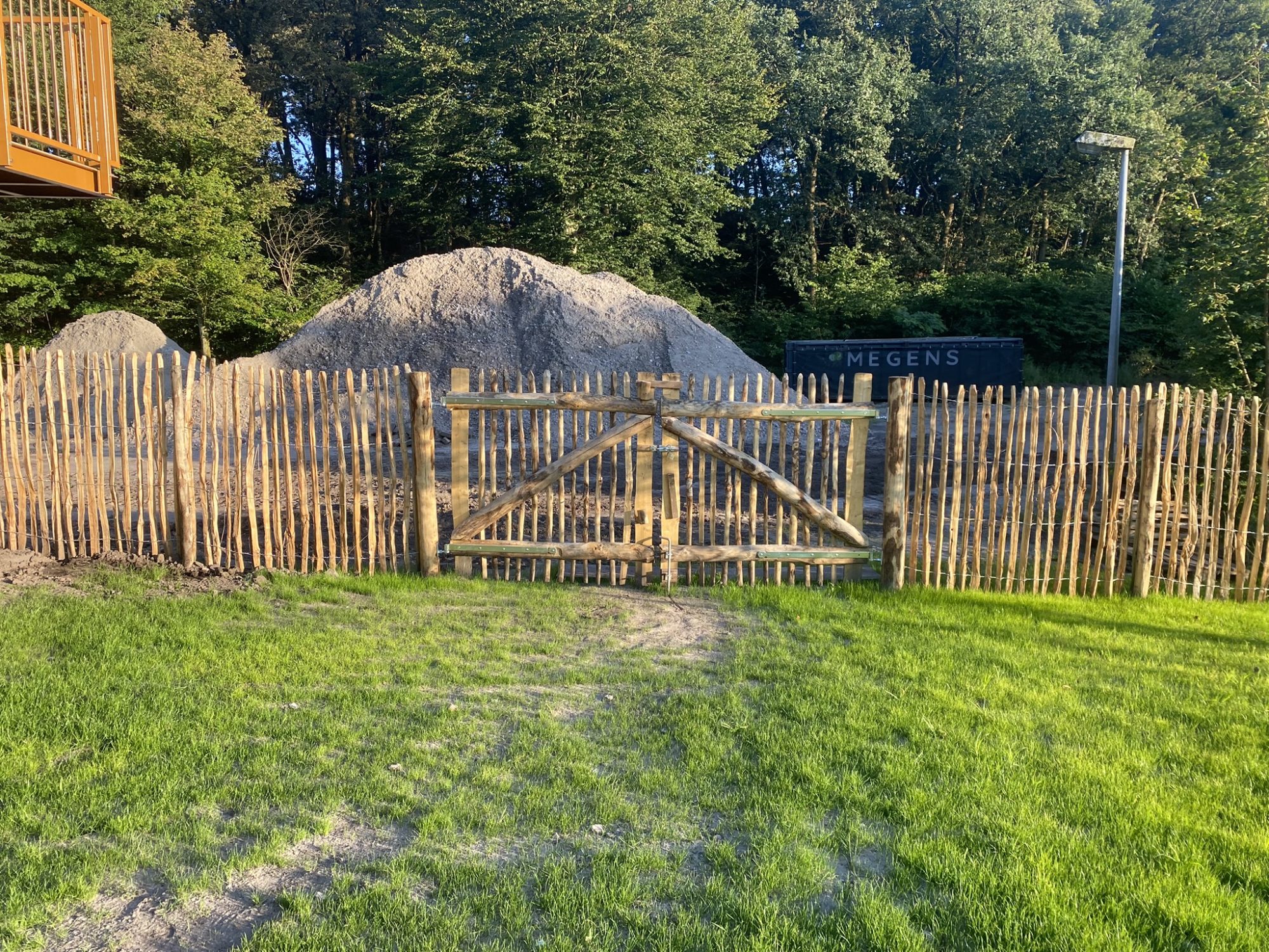 Kastanje tuinpoort 150 cm