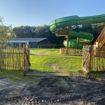 Kastanje tuinpoort dubbel 150 cm