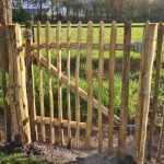 Kastanje tuinpoort 120 cm