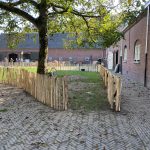 Kastanje tuinpoort 100 cm