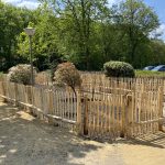 Kastanje tuinpoort 100 cm