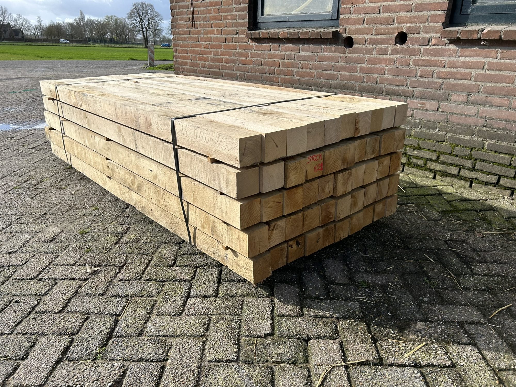 Robinia paal 10x10 cm