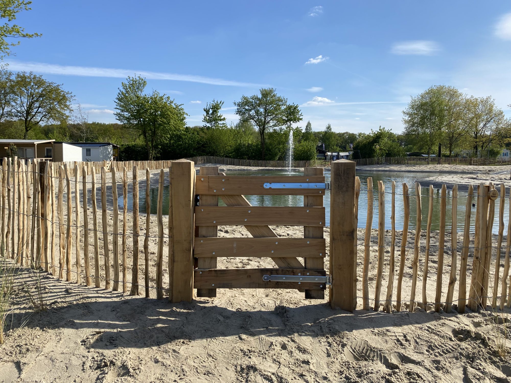 Robinia landhek enkel